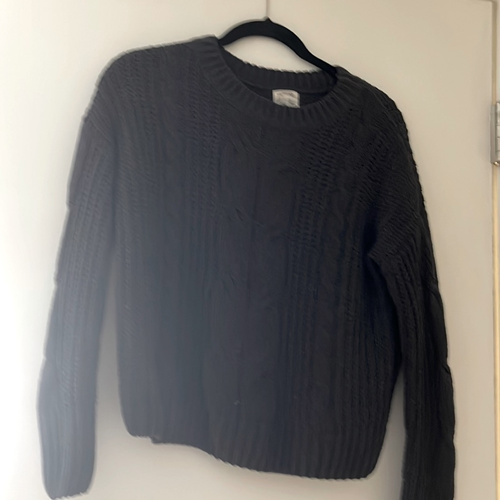 Hippie rose knitted sweater S